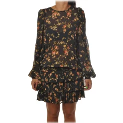 Aniye By - Lightweight Fabric Dress in Floral Pattern - Multicolor - Dress - Made in Italy - Luxury Exclusive Collection - Avvenice