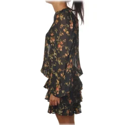 Aniye By - Lightweight Fabric Dress in Floral Pattern - Multicolor - Dress - Made in Italy - Luxury Exclusive Collection - Avvenice