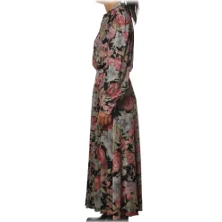 Aniye By - Long Dress in Floral Pattern - Multicolor - Dress - Made in Italy - Luxury Exclusive Collection - Avvenice