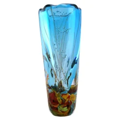 Ars Cenedese Murano - Acquamare Vase - Handcrafted Venetian Vase Handmade by Venetian Glassmasters - High Quality Luxury - Avvenice