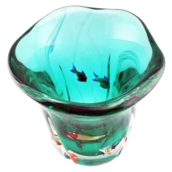 Ars Cenedese Murano - Acquario Modern Vase - Handcrafted Venetian Vase Handmade by Venetian Glassmasters - High Quality Luxury - Avvenice