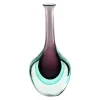 Ars Cenedese Murano - Sommerso Bottle - Amethyst - Handcrafted Venetian Vase Handmade by Venetian Glassmasters - Luxury - Avvenice