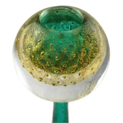 Ars Cenedese Murano - Sommerso Candlestick - Bollinato Gold - Candlesticks Handmade by Venetian Glassmasters - Luxury - Avvenice
