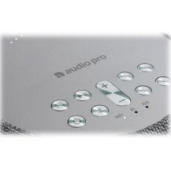 Audio Pro - A10 - Light Grey - Softly Shaped Multiroom Speaker - Airplay, Bluetooth, Wireless, AUX, WiFi - Avvenice