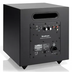 Audio Pro - Addon Sub - Black - High Quality Subwoofer - Powered Subwoofer - LFE, RCA, Stereo, Bluetooth - Avvenice