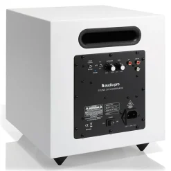 Audio Pro - Addon Sub - White - High Quality Subwoofer - Powered Subwoofer - LFE, RCA, Stereo, Bluetooth - Avvenice
