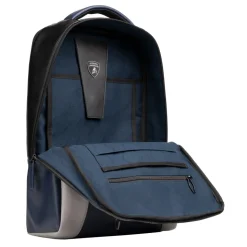 Automobili Lamborghini - Backpack - Blue - Made in Italy - Luxury Exclusive Collection - Avvenice