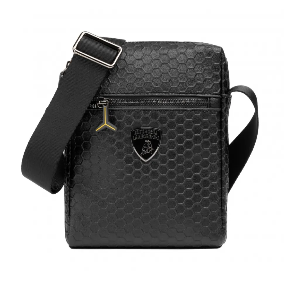 Automobili Lamborghini - Bodybag - Black - Made in Italy - Luxury Exclusive Collection - Avvenice