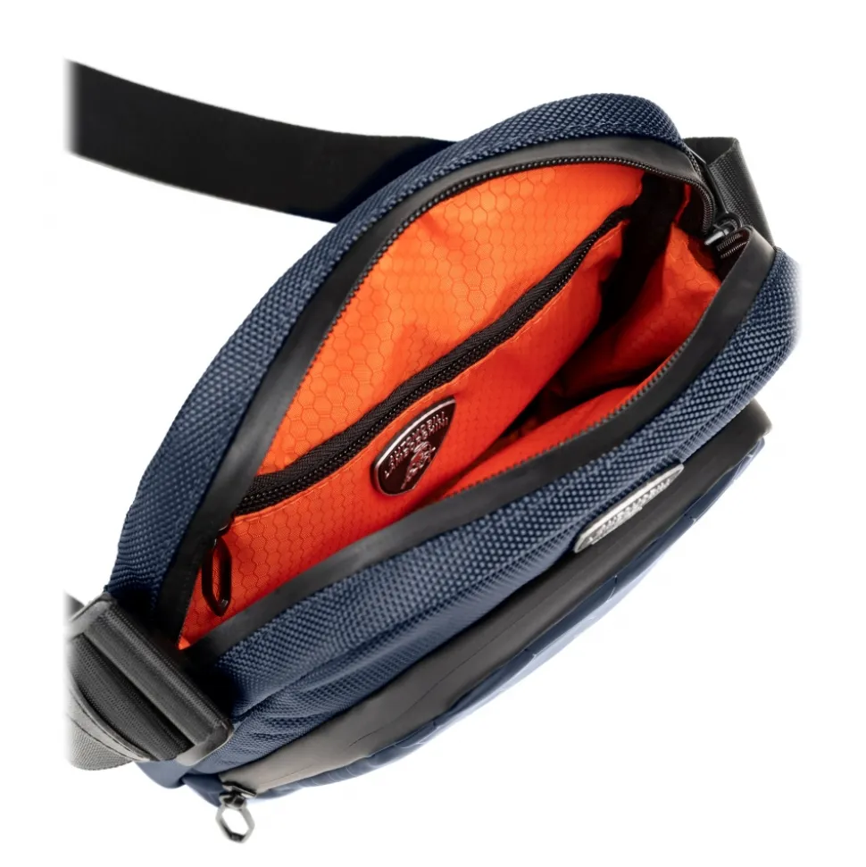 Automobili Lamborghini - Bodybag - Blue - Made in Italy - Luxury Exclusive Collection - Avvenice