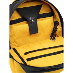 Automobili Lamborghini - Backpack - Black - Made in Italy - Luxury Exclusive Collection - Avvenice
