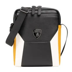 Automobili Lamborghini - Bodybag - Black- Made in Italy - Luxury Exclusive Collection - Avvenice