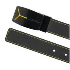 Automobili Lamborghini - Belt - Black and Dark Brown - Made in Italy - Luxury Exclusive Collection - Avvenice