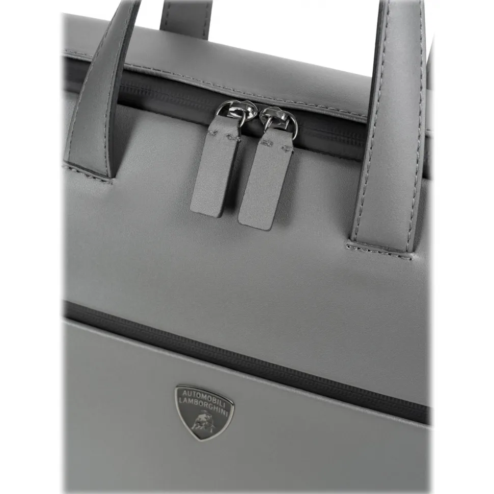 Automobili Lamborghini - Briefcase - Grey - Made in Italy - Luxury Exclusive Collection - Avvenice