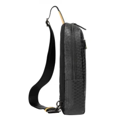 Automobili Lamborghini - Bodybag - Black - Made in Italy - Luxury Exclusive Collection - Avvenice