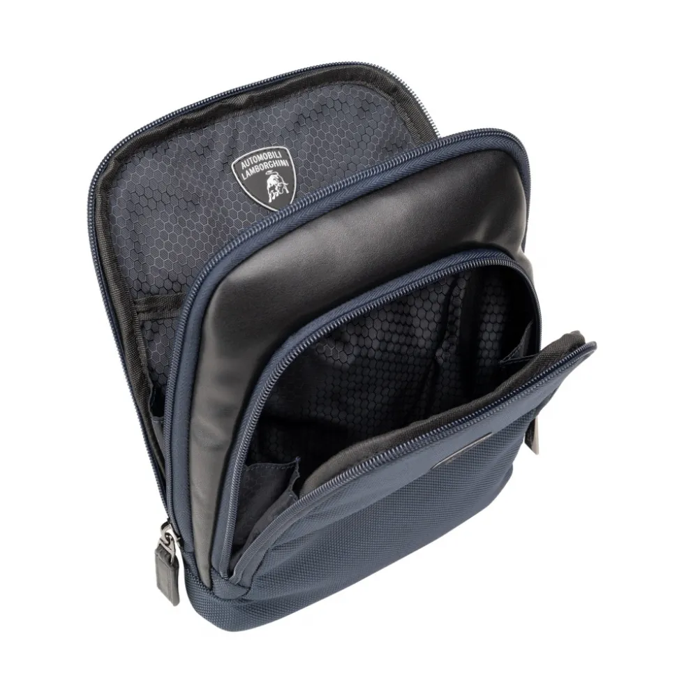 Automobili Lamborghini - Bodybag - Blue - Made in Italy - Luxury Exclusive Collection - Avvenice