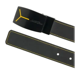 Automobili Lamborghini - Belt - Black and Dark Brown - Made in Italy - Luxury Exclusive Collection - Avvenice