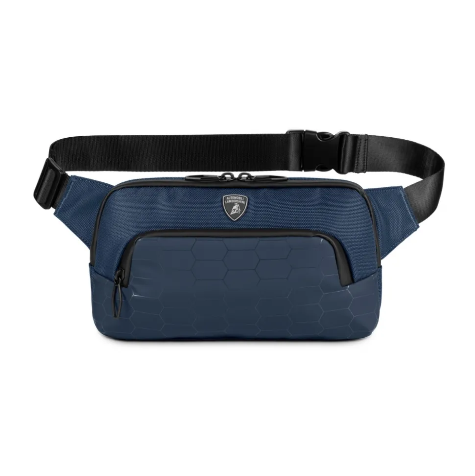 Automobili Lamborghini - Bodybag - Blue - Made in Italy - Luxury Exclusive Collection - Avvenice