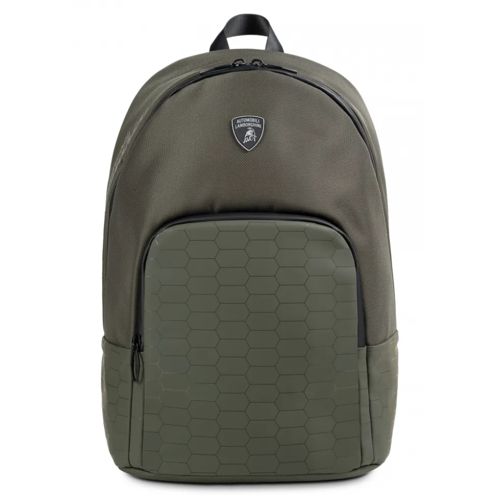 Automobili Lamborghini - Backpack - Green - Made in Italy - Luxury Exclusive Collection - Avvenice