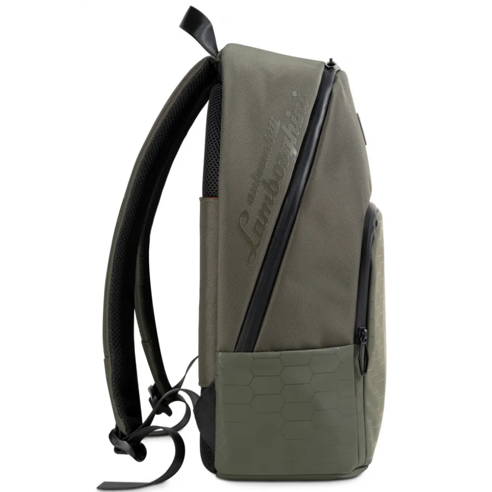 Automobili Lamborghini - Backpack - Green - Made in Italy - Luxury Exclusive Collection - Avvenice