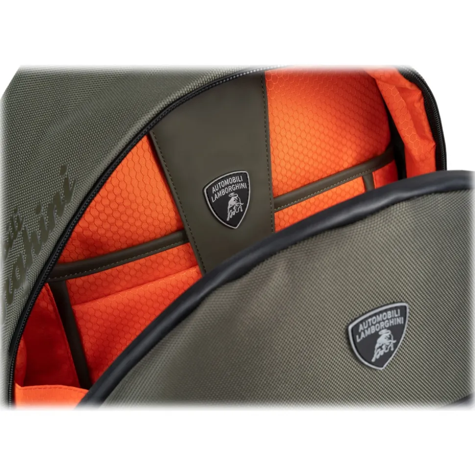 Automobili Lamborghini - Backpack - Green - Made in Italy - Luxury Exclusive Collection - Avvenice