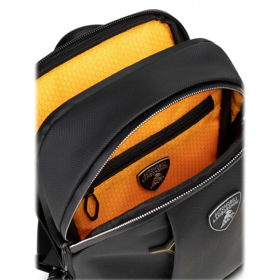 Automobili Lamborghini - Bodybag - Black - Made in Italy - Luxury Exclusive Collection - Avvenice