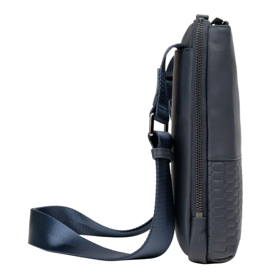 Automobili Lamborghini - Bodybag - Blue - Made in Italy - Luxury Exclusive Collection - Avvenice