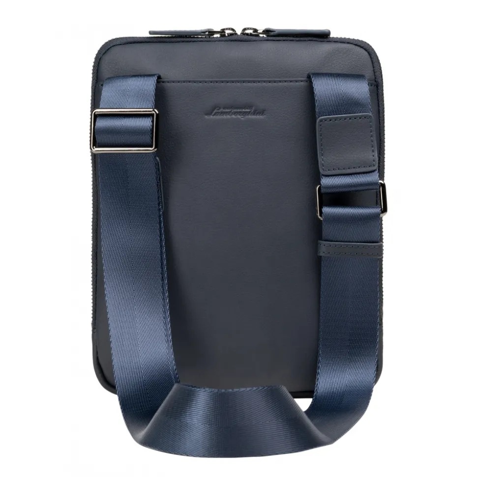 Automobili Lamborghini - Bodybag - Blue - Made in Italy - Luxury Exclusive Collection - Avvenice