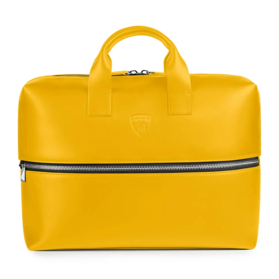Automobili Lamborghini - Briefcase - Yellow - Made in Italy - Luxury Exclusive Collection - Avvenice