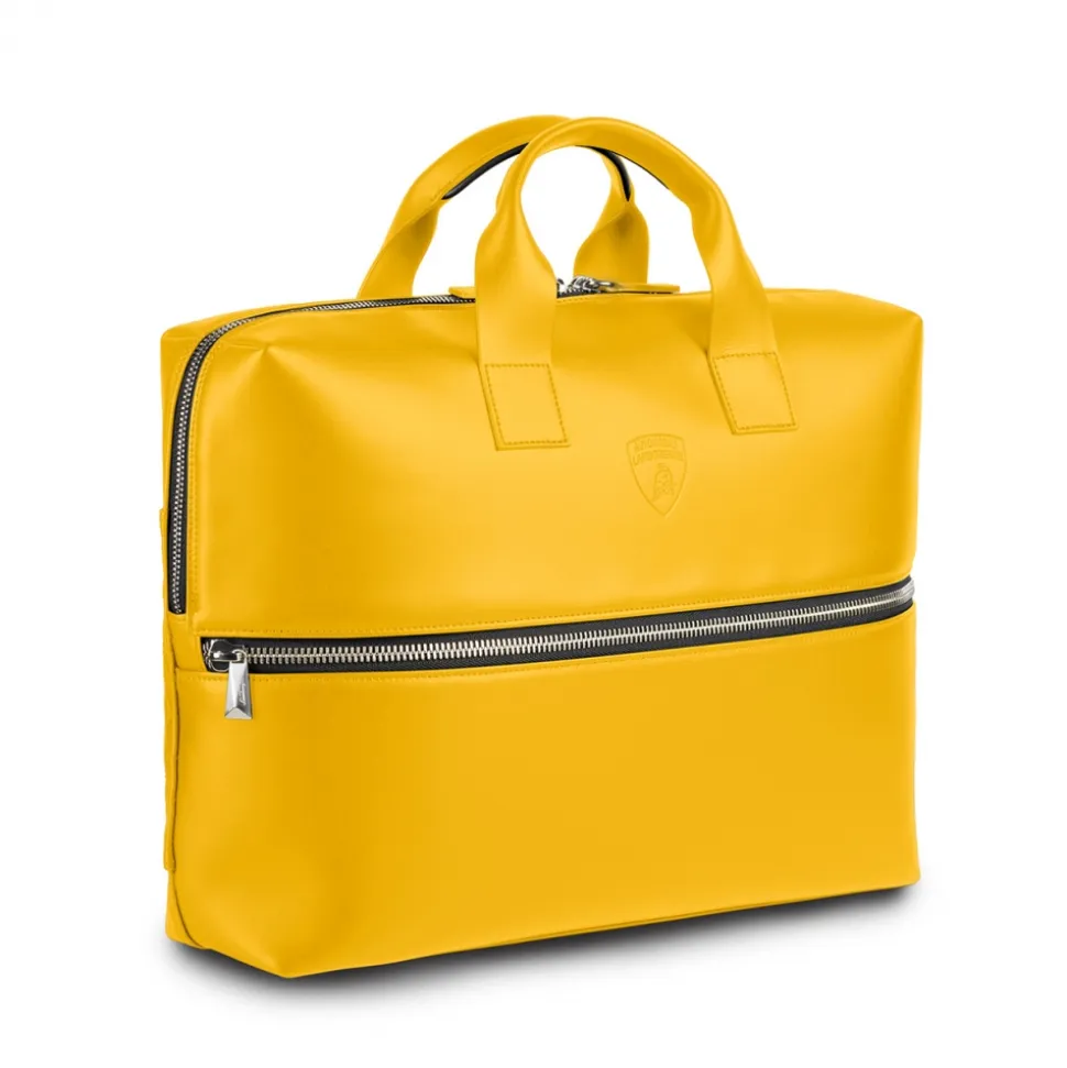 Automobili Lamborghini - Briefcase - Yellow - Made in Italy - Luxury Exclusive Collection - Avvenice