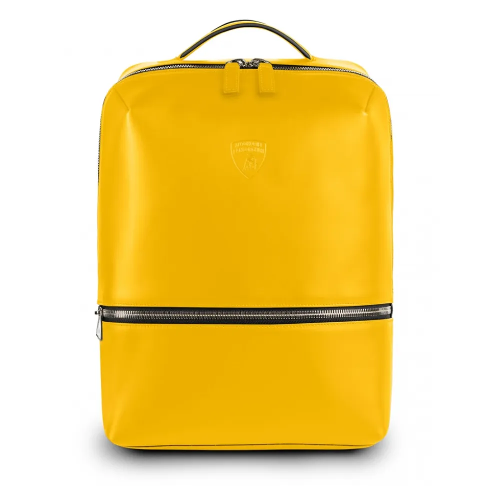 Automobili Lamborghini - Backpack - Yellow - Made in Italy - Luxury Exclusive Collection - Avvenice