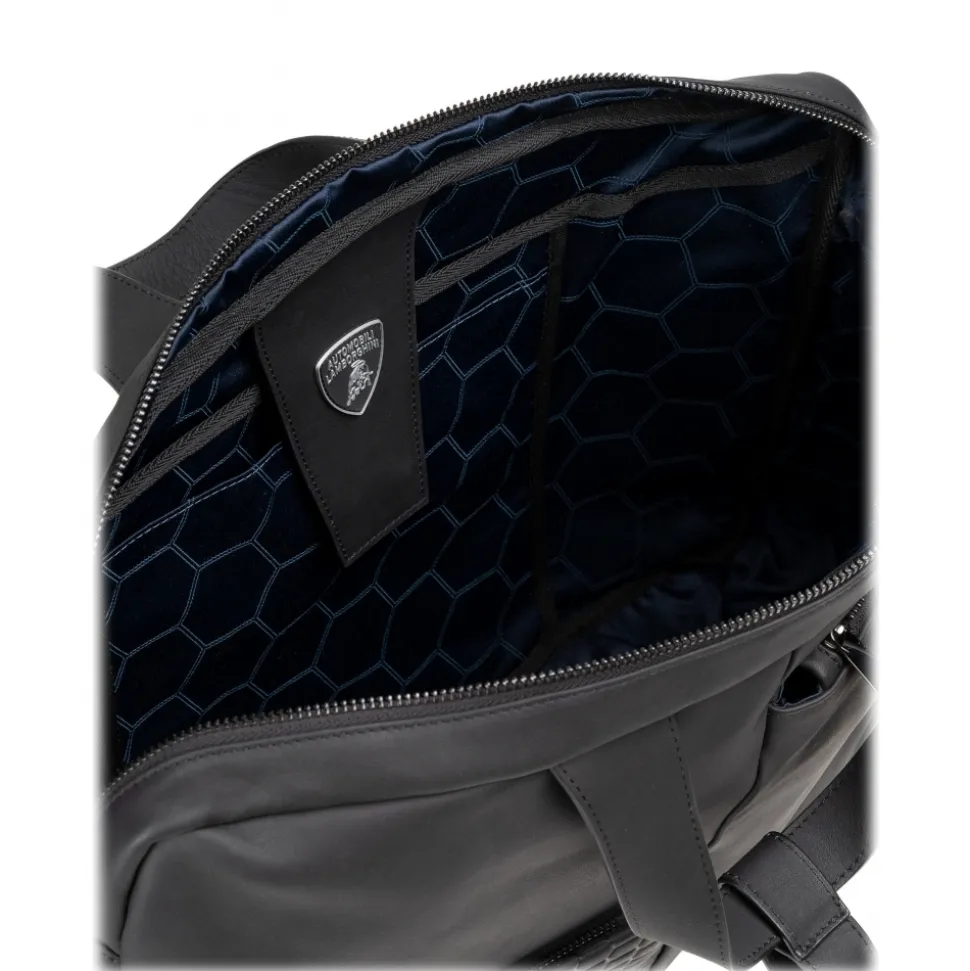 Automobili Lamborghini - Briefcase - Black - Made in Italy - Luxury Exclusive Collection - Avvenice