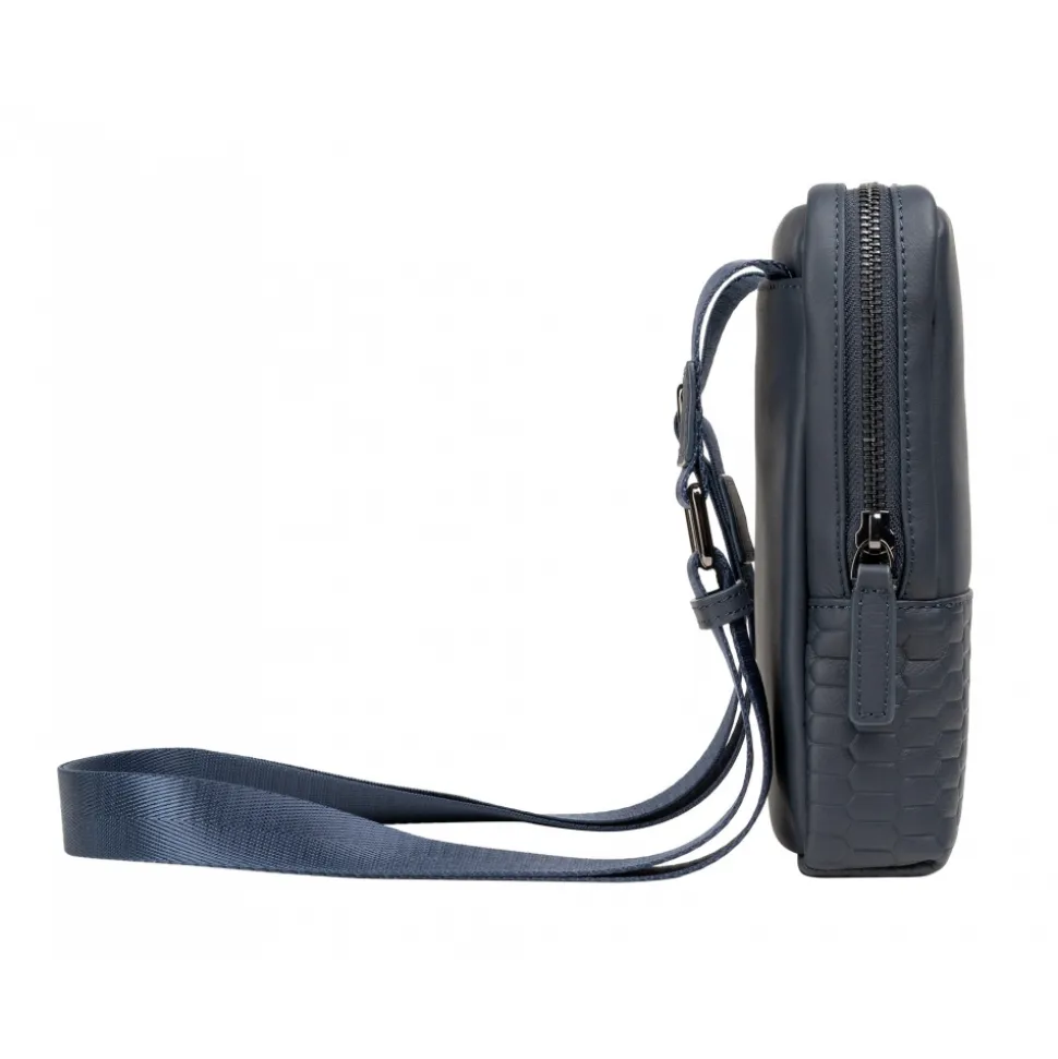 Automobili Lamborghini - Bodybag - Blue - Made in Italy - Luxury Exclusive Collection - Avvenice