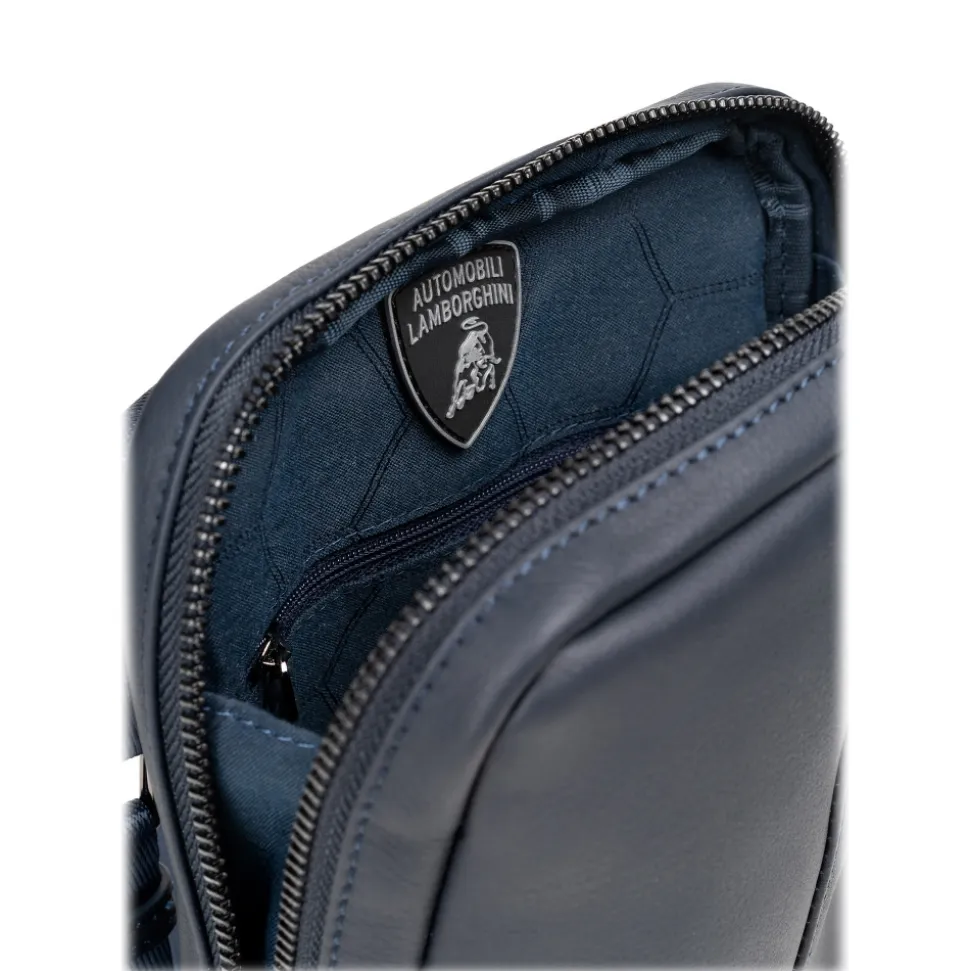 Automobili Lamborghini - Bodybag - Blue - Made in Italy - Luxury Exclusive Collection - Avvenice