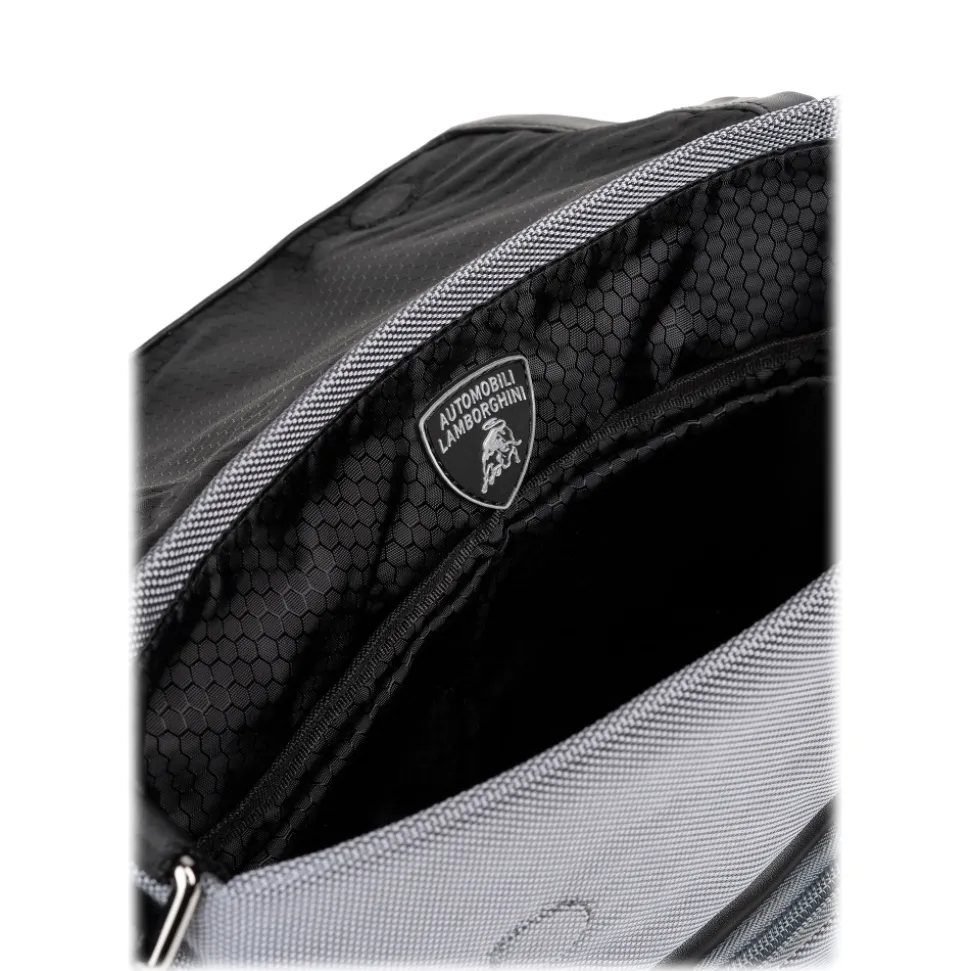 Automobili Lamborghini - Bodybag - Grey - Made in Italy - Luxury Exclusive Collection - Avvenice