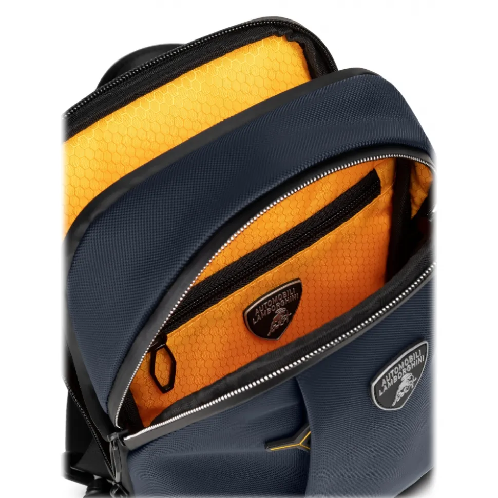 Automobili Lamborghini - Bodybag - Blue - Made in Italy - Luxury Exclusive Collection - Avvenice