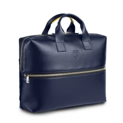 Automobili Lamborghini - Briefcase - Blue - Made in Italy - Luxury Exclusive Collection - Avvenice