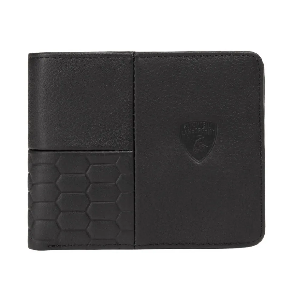 Automobili Lamborghini - Wallet - Black - Made in Italy - Luxury Exclusive Collection - Avvenice