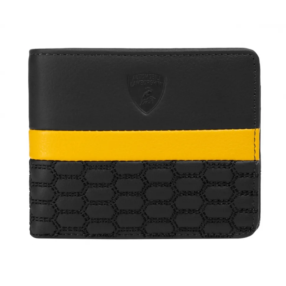 Automobili Lamborghini - Wallet - Black - Made in Italy - Luxury Exclusive Collection - Avvenice