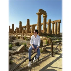 Avvenice - Astrea - Crocodile Belt - Himalaya - Handmade in Italy - Exclusive Luxury Collection - Avvenice