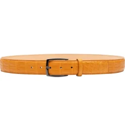 Avvenice - Astrea - Crocodile Belt - Orange - Handmade in Italy - Exclusive Luxury Collection - Avvenice