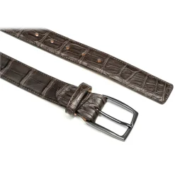 Avvenice - Astrea - Crocodile Belt - Brown - Handmade in Italy - Exclusive Luxury Collection - Avvenice