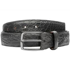Avvenice - Astrea - Crocodile Belt - Anthracite - Handmade in Italy - Exclusive Luxury Collection - Avvenice