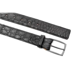 Avvenice - Astrea - Crocodile Belt - Anthracite - Handmade in Italy - Exclusive Luxury Collection - Avvenice