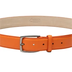 Avvenice - Astrea - Premium Leather Belt - Orange - Handmade in Italy - Exclusive Luxury Collection - Avvenice