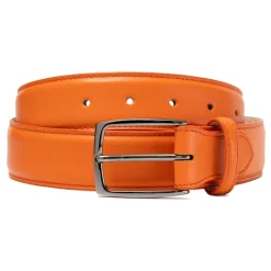 Avvenice - Astrea - Premium Leather Belt - Orange - Handmade in Italy - Exclusive Luxury Collection - Avvenice