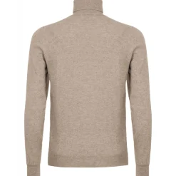 Avvenice - Athus - Man Loro Piana Cashmere Turtleneck Sweater - Tundra - Knitwear - Luxury Exclusive Collection - Avvenice