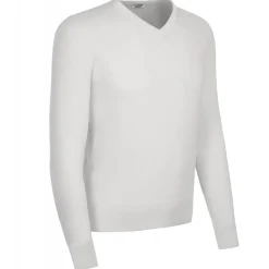Avvenice - Athus - Man Loro Piana Cashmere V-Neck Sweater - White - Knitwear - Luxury Exclusive Collection - Avvenice