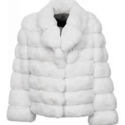 Avvenice - Camille - Chinchilla Jacket - Black & White - Furs - Coats - Luxury Exclusive Collection - Avvenice