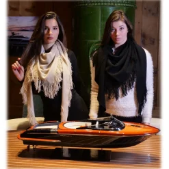 Avvenice - Cape - Precious Cashmere Keffiyeh - Beige - Handmade in Italy - Exclusive Luxury Collection - Avvenice