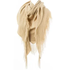 Avvenice - Cape - Precious Cashmere Keffiyeh - Beige - Handmade in Italy - Exclusive Luxury Collection - Avvenice